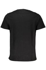 Gian Marco Venturi T-krekls vīriešiem AU00784-DANILO, melns cena un informācija | Vīriešu T-krekli | 220.lv