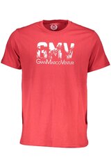 Gian Marco Venturi T-krekls vīriešiem AU00786-ITALO, sarkans cena un informācija | Vīriešu T-krekli | 220.lv