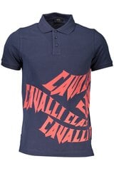 Cavalli Class vīriešu krekls QXT64A-JD060, zils цена и информация | Мужские футболки | 220.lv
