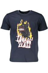 Cavalli Class vīriešu krekls QXT60G-JD060, zils цена и информация | Мужские футболки | 220.lv