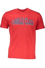Cavalli Class vīriešu krekls QXT60B-JD060, sarkans cena un informācija | Vīriešu T-krekli | 220.lv