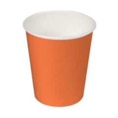 Набор стаканов Algon Картон Одноразовые 200 ml Оранжевый 24 штук цена и информация | Праздничная одноразовая посуда | 220.lv