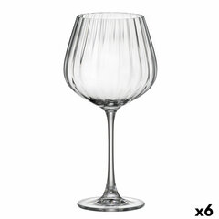 Kokteiļa glāze Bohemia Crystal Optic Caurspīdīgs Stikls 640 ml (6 gb.) cena un informācija | Glāzes, krūzes, karafes | 220.lv