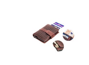 Кошелек Figuretta Croco, коричневый цена и информация | Мужские кошельки | 220.lv