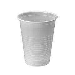 Набор многоразовых чашек Algon Белый 220 ml 50 штук цена и информация | Стаканы, фужеры, кувшины | 220.lv