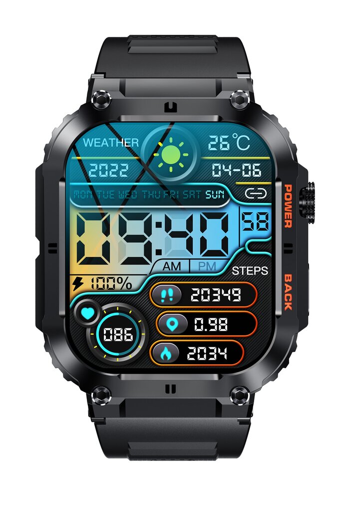 Denver SWC-191 Black cena un informācija | Viedpulksteņi (smartwatch) | 220.lv