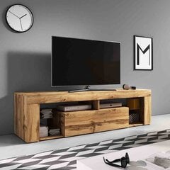 ТВ столик Hakano Teneo, коричневый цвет цена и информация | Тумбы под телевизор | 220.lv