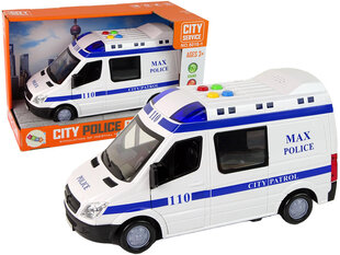Policijas automašīna ar skaņas/gaismas efektiem Lean Toys cena un informācija | Rotaļlietas zēniem | 220.lv