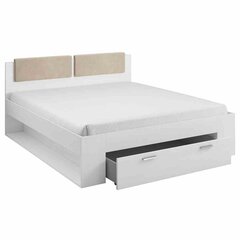 Кровать Hakano Oratorio, 180х200 см, белого цвета цена и информация | Кровати | 220.lv