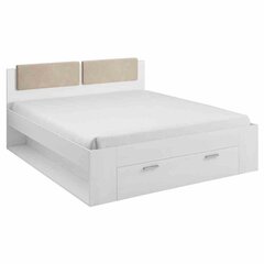 Кровать Hakano Oratorio, 160х200 см, белого цвета цена и информация | Кровати | 220.lv