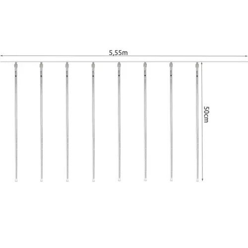 LED lampas - meteorīti 36 LED, 50 cm, auksti balts cena un informācija | Ziemassvētku lampiņas, LED virtenes | 220.lv