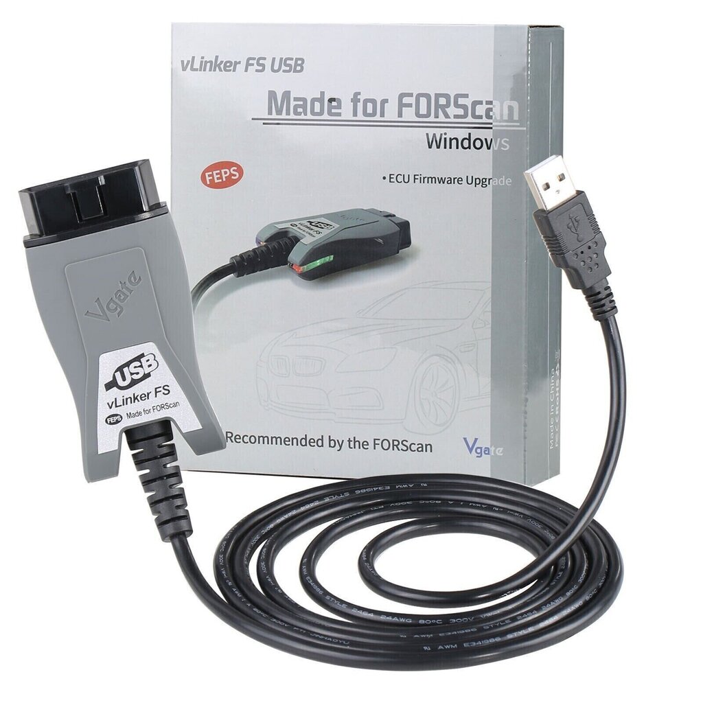 Vgate vLinker FS USB FORScan Ford FEPS MS CAN MIC3322 цена | 220.lv