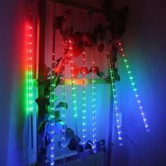 LED lampiņu aizkari 288 LED, 50 cm - RGB cena un informācija | Ziemassvētku lampiņas, LED virtenes | 220.lv