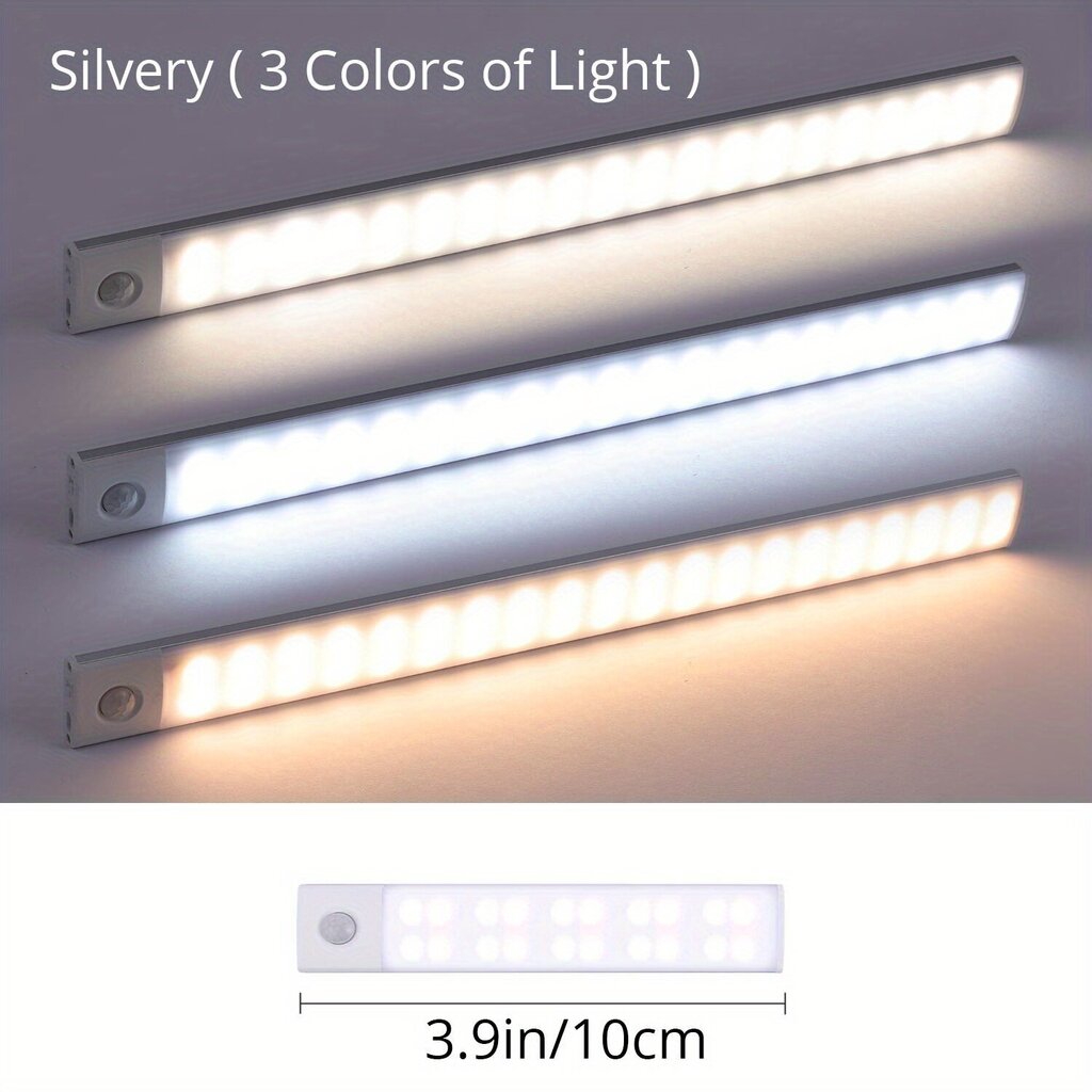 Ikeliamais LED spuldze arī ar kustības sensoru, 10 cm cena un informācija | Iebūvējamās lampas, LED paneļi | 220.lv