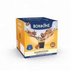 Кофейный напиток в капсулах Borbone Sambucone, 16 шт. цена и информация | Кофе, какао | 220.lv