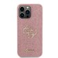 Guess PU Fixed Glitter 4G Case GUHCP15XHG4SGP cena un informācija | Telefonu vāciņi, maciņi | 220.lv