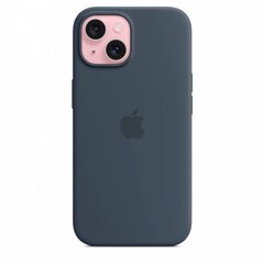 Apple iPhone 15 Silicone Case with MagSafe - Storm Blue MT0N3ZM/A цена и информация | Чехлы для телефонов | 220.lv