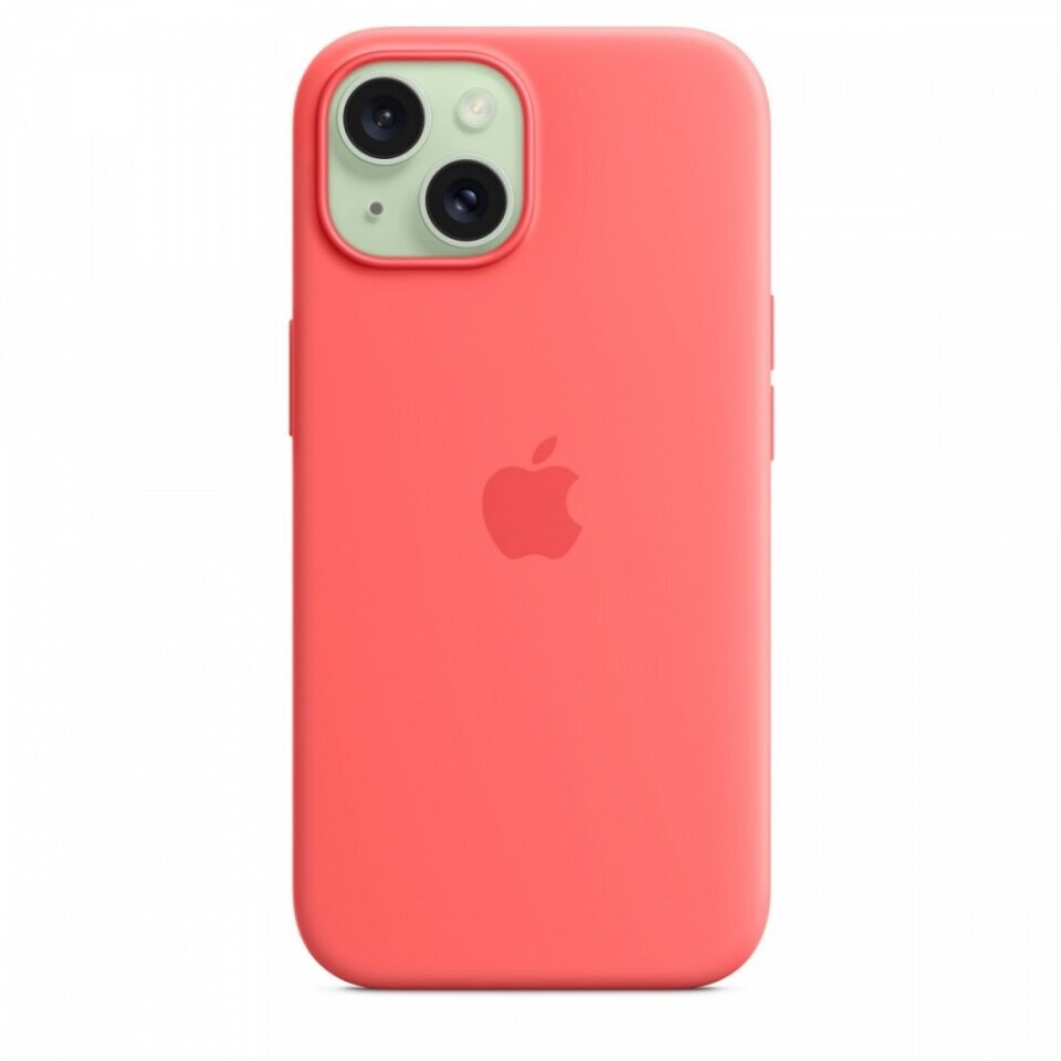 Apple Silicone Case MagSafe MT0V3ZM/A Guava cena un informācija | Telefonu vāciņi, maciņi | 220.lv