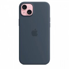 Apple iPhone 15 Plus Silicone Case with MagSafe - Storm Blue MT123ZM/A цена и информация | Чехлы для телефонов | 220.lv