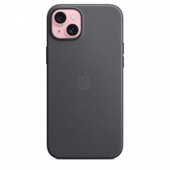 Apple iPhone 15 Plus FineWoven Case with MagSafe - Black MT423ZM/A цена и информация | Чехлы для телефонов | 220.lv