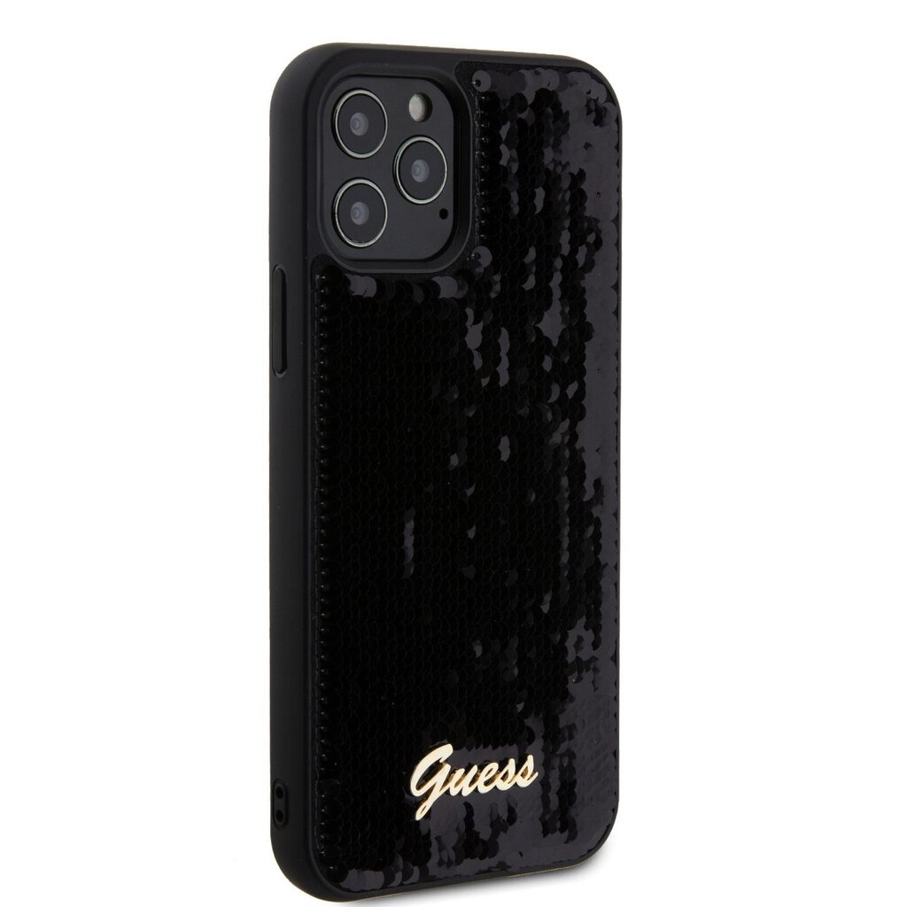 CG Mobile Guess Sequin Script Logo Case GUHCP12MPSFDGSK cena un informācija | Telefonu vāciņi, maciņi | 220.lv