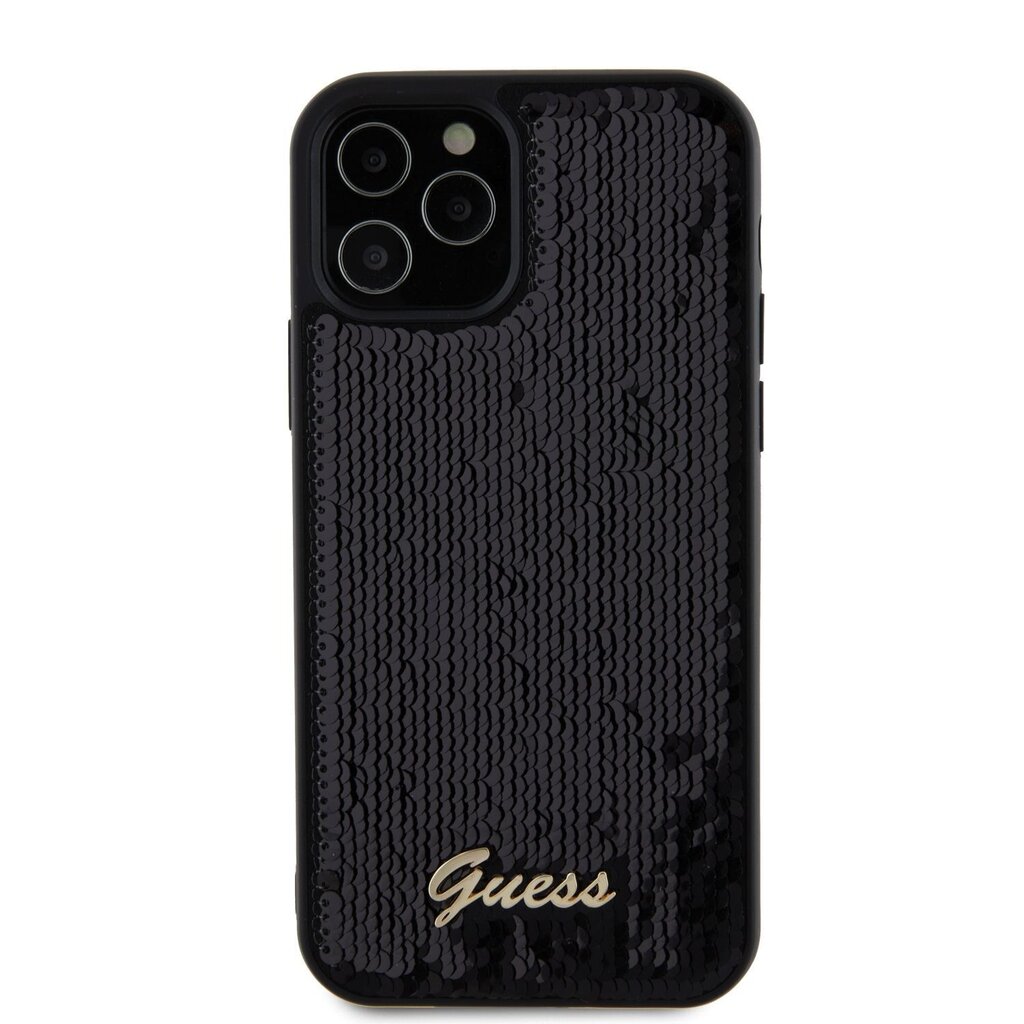 CG Mobile Guess Sequin Script Logo Case GUHCP12MPSFDGSK cena un informācija | Telefonu vāciņi, maciņi | 220.lv