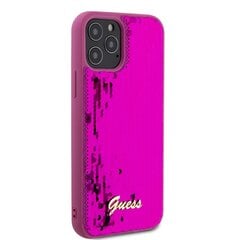 Guess Sequin Script Logo Case for iPhone 12|12 Pro Magenta цена и информация | Чехлы для телефонов | 220.lv