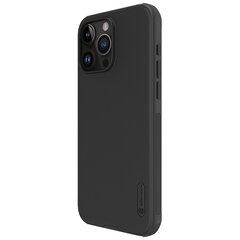 Nillkin Super Frosted PRO Back Cover for Apple iPhone 15 Pro Max Black (Without Logo Cutout) цена и информация | Чехлы для телефонов | 220.lv