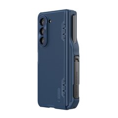 Nillkin Super Frosted FOLD Slot+Stand Back Cover for Samsung Galaxy Z Fold 5 Blue цена и информация | Чехлы для телефонов | 220.lv