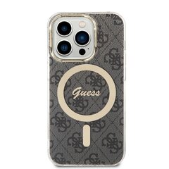 Guess IML 4G MagSafe Case for iPhone 15 Pro Black цена и информация | Чехлы для телефонов | 220.lv