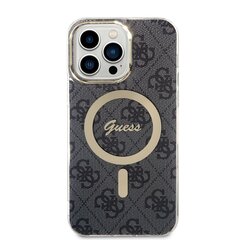 Guess IML 4G MagSafe Case for iPhone 15 Pro Max Black цена и информация | Чехлы для телефонов | 220.lv