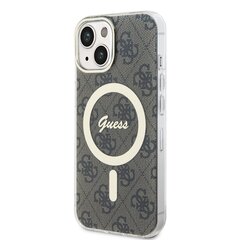 Guess IML 4G MagSafe Case for iPhone 15 Brown цена и информация | Чехлы для телефонов | 220.lv