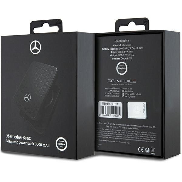 CG Mobile Mercedes MEPB3KMESTK cena un informācija | Lādētāji-akumulatori (Power bank) | 220.lv