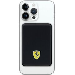 Ferrari Powerbank FEPB5MNCAK 15W 5000mAh czarny|black Metal Logo MagSafe цена и информация | Зарядные устройства Power bank | 220.lv