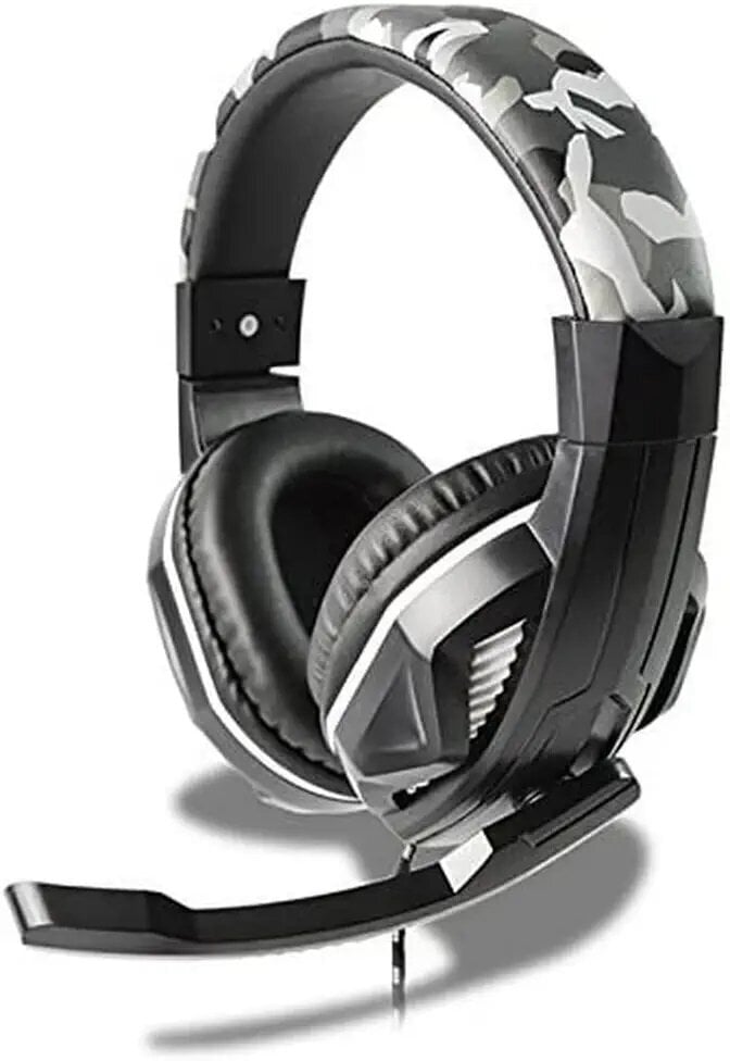 Steelplay Hp42 Wired Stereo Headset, Camo cena un informācija | Austiņas | 220.lv