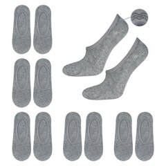Komplektis 6x Grey SOXO klassikalise puuvillase silikooniga meeste sokid цена и информация | Мужские носки | 220.lv