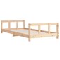 vidaXL bērnu gultas rāmis, 90x200 cm, priedes masīvkoks цена и информация | Bērnu gultas | 220.lv
