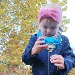 Bērnu fotoaparāts, zils cena un informācija | Attīstošās rotaļlietas | 220.lv