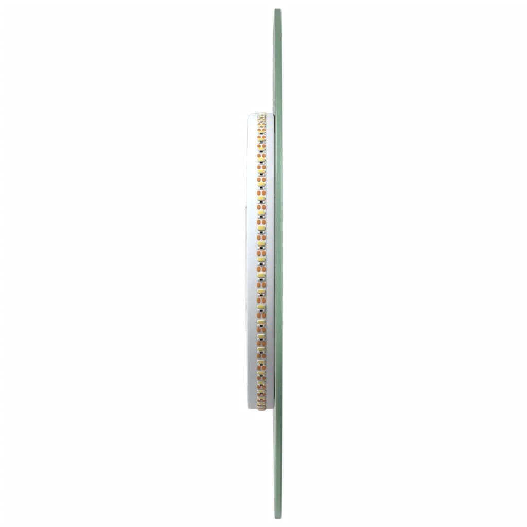 vidaXL vannasistabas LED spogulis, 40 cm, apaļš cena un informācija | Vannas istabas spoguļi | 220.lv