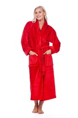 Bambusa šķiedras halāts sievietēm Elite Bamboo, sarkans cena un informācija | Sieviešu halāti | 220.lv