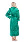 Sieviešu bambusa halāts ar kapuci ar apdrukātu rakstu Elite Bamboo, zaļš cena un informācija | Sieviešu halāti | 220.lv
