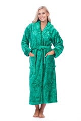 Халат из бамбукового волокна с капюшоном для женщин Elite Bamboo, зеленый цена и информация | Женские халаты | 220.lv