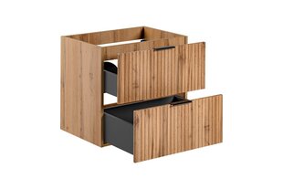 Шкаф для ванной Hakano Nirvana, коричневый цена и информация | Шкафчики для ванной | 220.lv