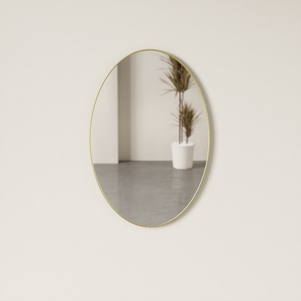 Spogulis Umbra Hubba, zelta krāsas cena un informācija | Spoguļi | 220.lv