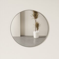 Spogulis Umbra Hubba, sudraba krāsas cena un informācija | Spoguļi | 220.lv