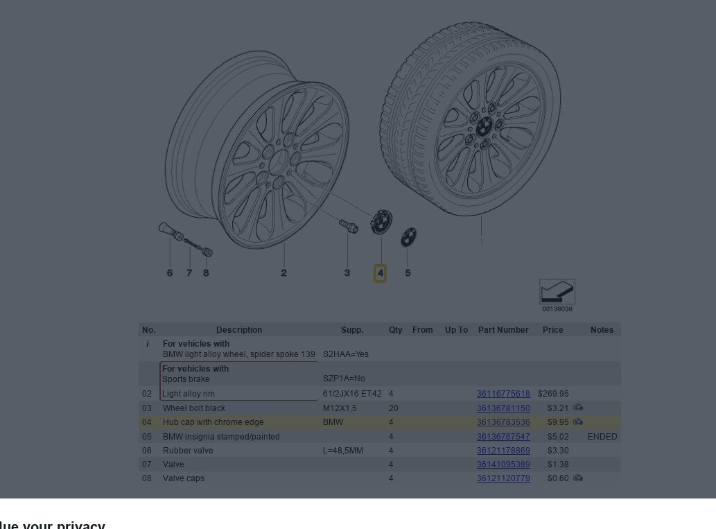 BMW F30 F30 F31 F10 F11 E60 E60 E90 vieglmetāla riteņu centra rumbas vāciņš oriģināls цена и информация | Lietie diski | 220.lv