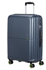 American Tourister большой чемодан Geopop Spinner L 77 см, синий цена и информация | Чемоданы, дорожные сумки | 220.lv