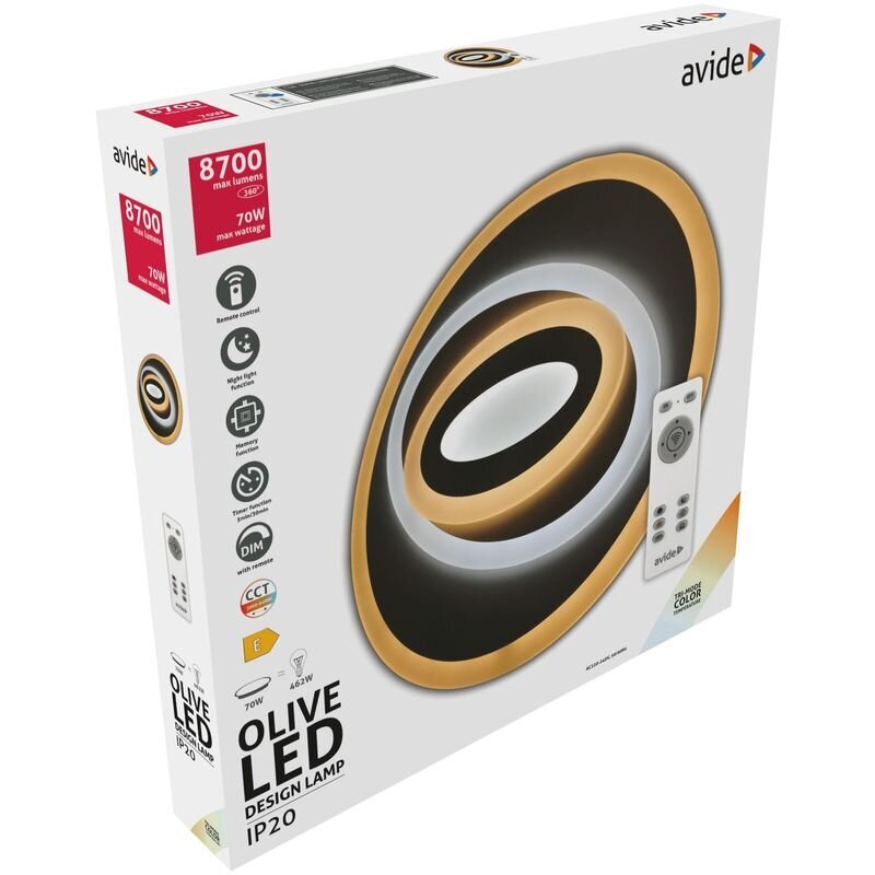 LED griestu lampa Avide Olive 70W cena un informācija | Griestu lampas | 220.lv