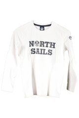 T-krekls zēniem North Sails, balts цена и информация | Рубашки для мальчиков | 220.lv
