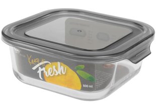 Keep It Fresh karstumizturīga stikla pārtikas kaste ar vāku, 800 ml cena un informācija | Trauki pārtikas uzglabāšanai | 220.lv